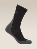 Chaussettes mérinos léger Hike+ Homme Black/Obsidian - 1