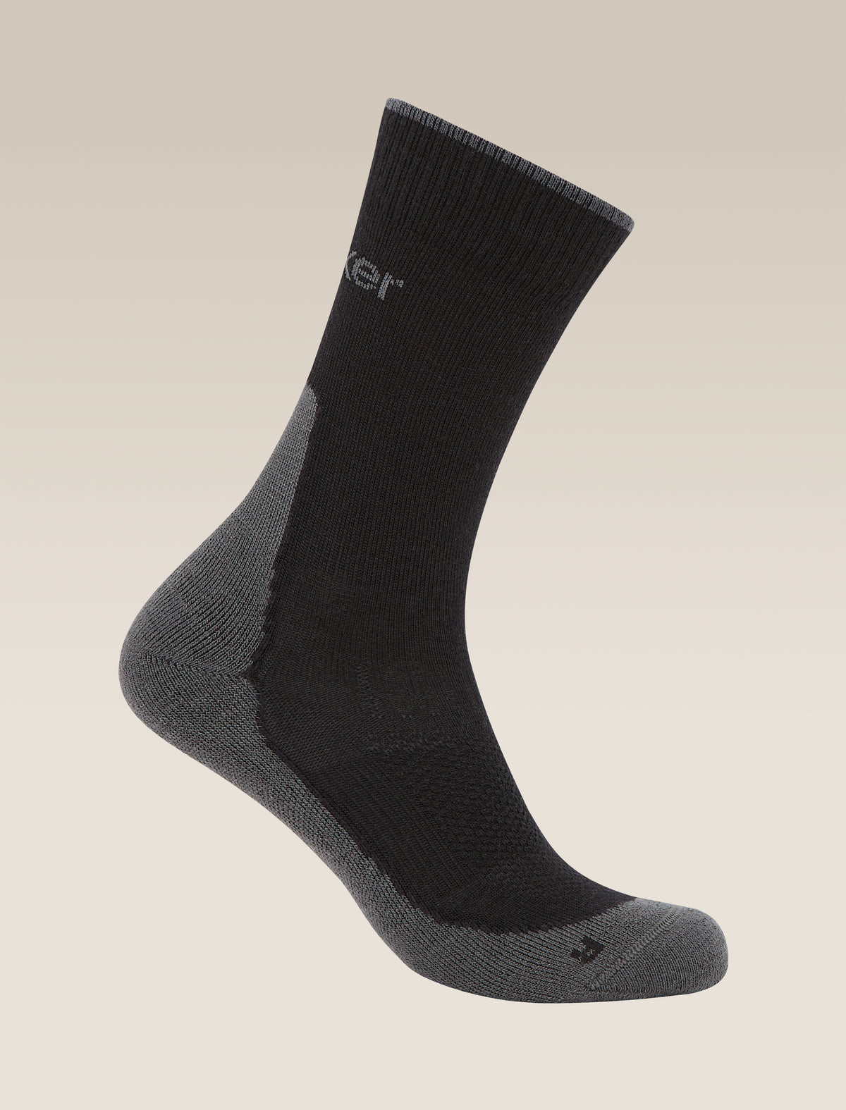Chaussettes mérinos léger Hike+ Homme Black/Obsidian - 1