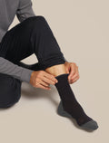 Chaussettes mérinos léger Hike+ Homme Black/Obsidian - 2