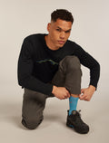 Chaussettes mérinos léger Hike+ Men's Topaz/Trail - 1