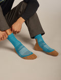 Chaussettes mérinos léger Hike+ Men's Topaz/Trail - 2