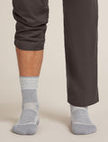 Men's Merino Hike+ Heavy Crew Socks Blizzard Heather/Alloy - 3