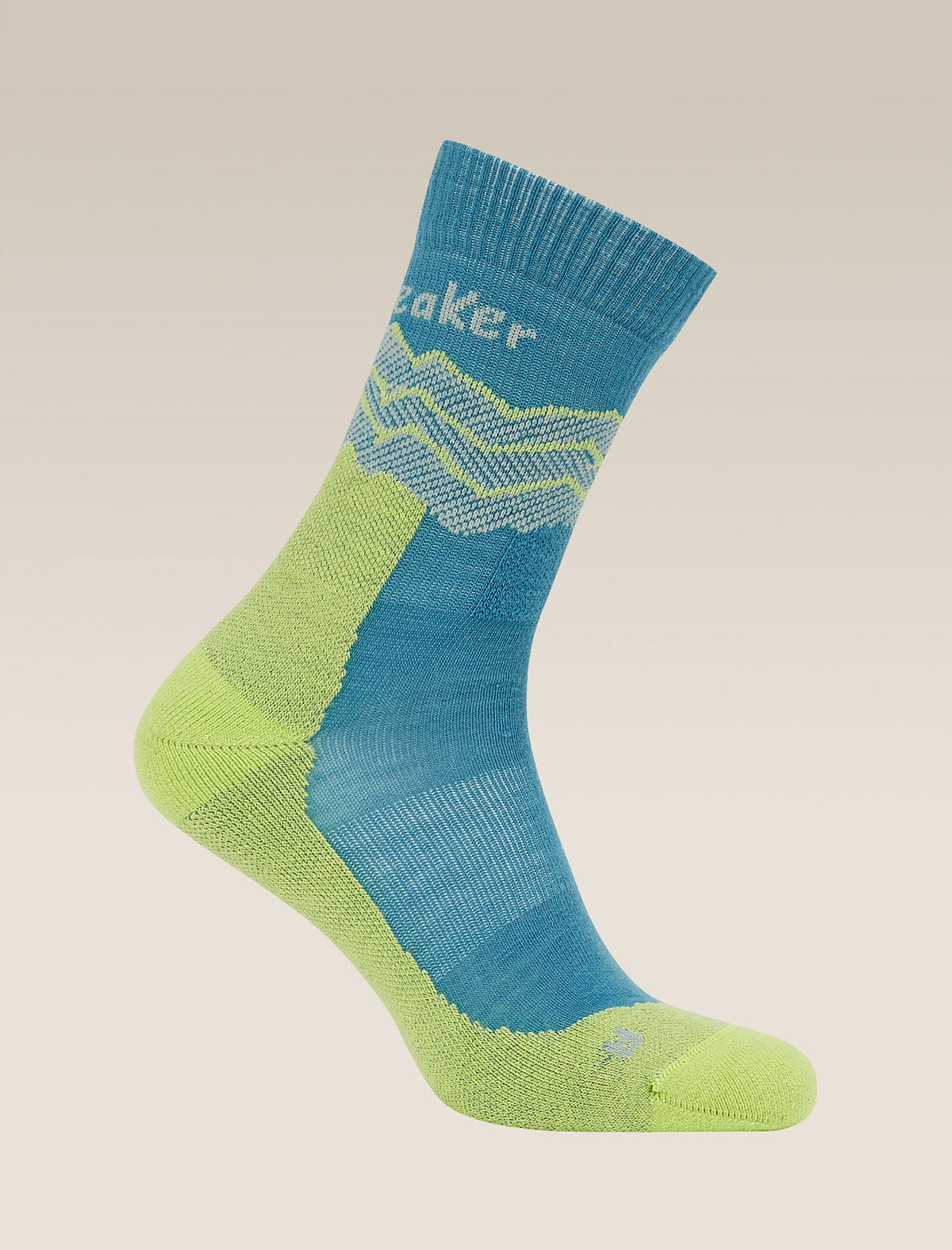 Chaussettes mérinos moyen Hike+ Across the Peaks Men's Topaz/Peridot/Seaglass - 4