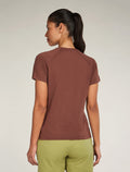 Women's Merino 200 Waffle Elevation Short Sleeve T-Shirt Carob - 3
