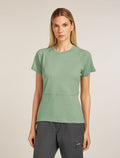 Women's Merino 200 Waffle Elevation Short Sleeve T-Shirt Seaglass - 1