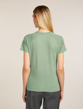 Women's Merino 200 Waffle Elevation Short Sleeve T-Shirt Seaglass - 2