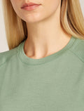 Women's Merino 200 Waffle Elevation Short Sleeve T-Shirt Seaglass - 5