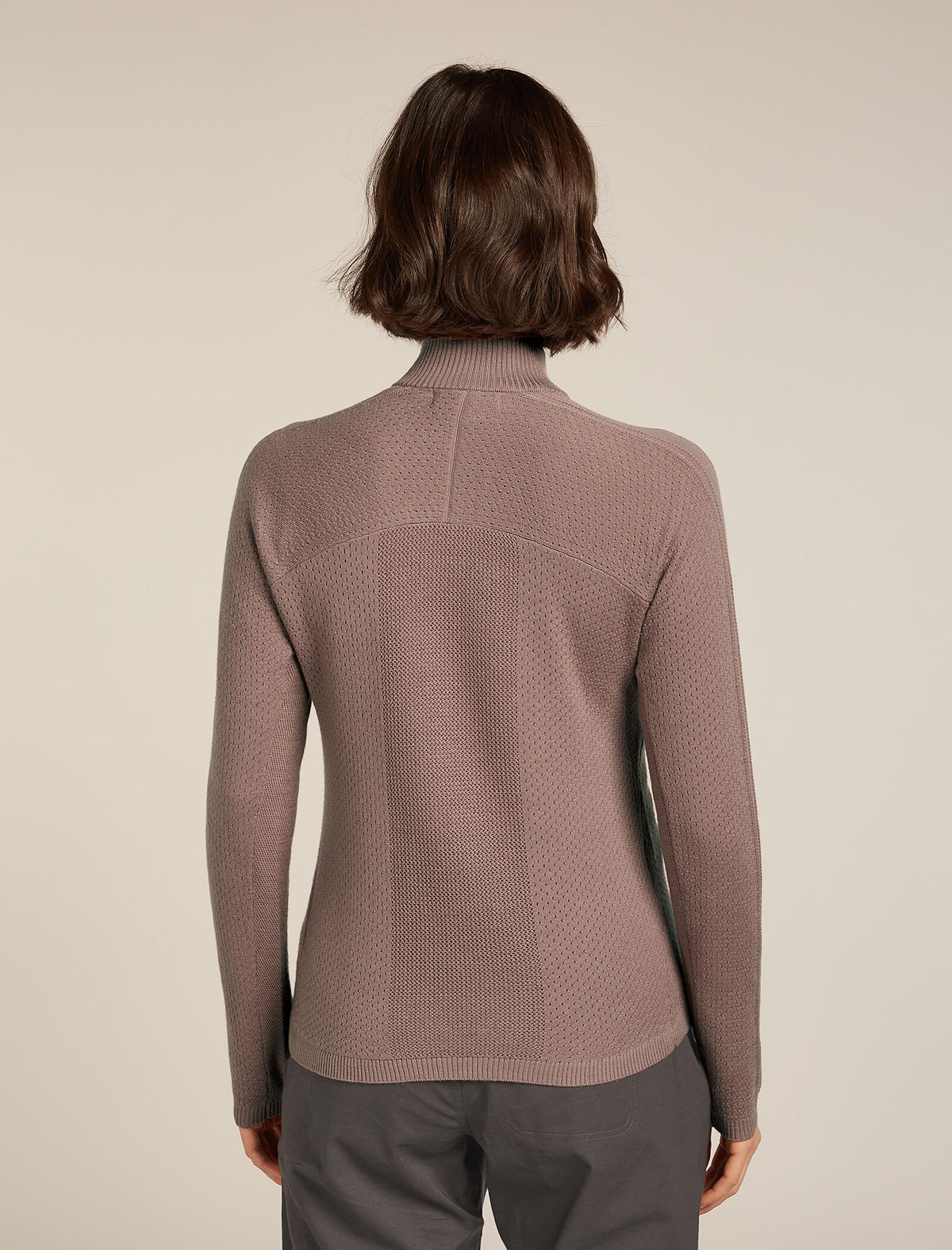 Women's Merino icebreaker Anniversary Original Long Sleeve Half Zip Top Summit - 2