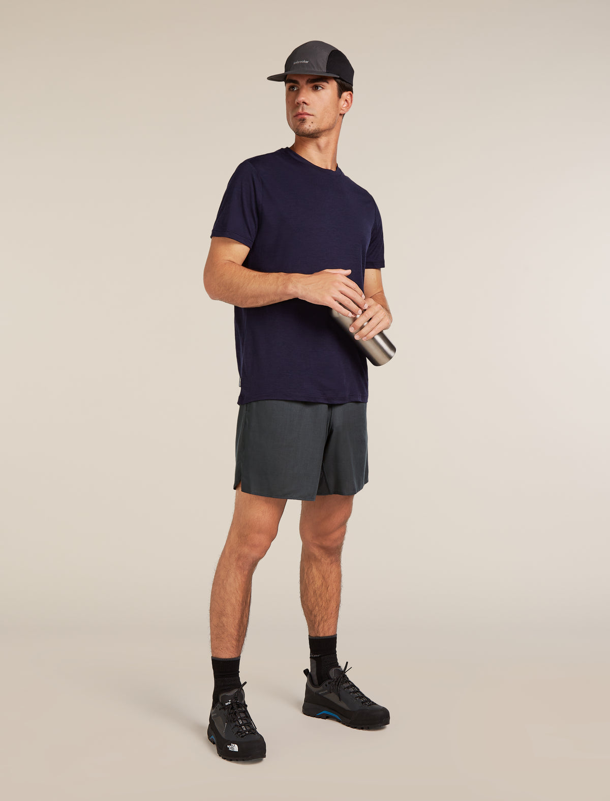 Men's Merino Blend 125 Cool-Lite™ Active 7" Shorts Obsidian - 4