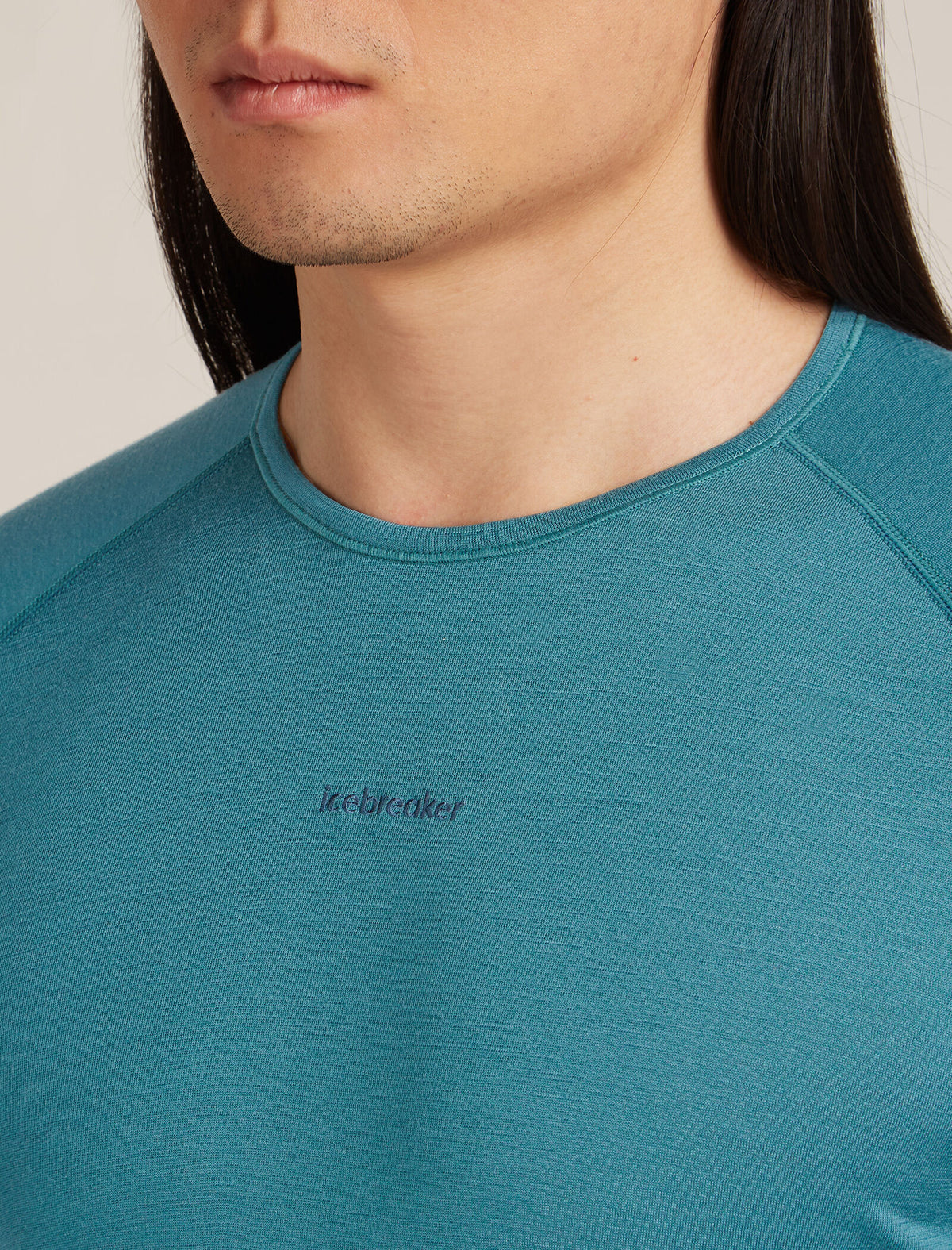 Men's Merino 200 ZoneKnit™ Long Sleeve Crewe Thermal Top Atlantis/Topaz - 6