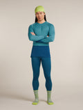 Men's Merino 200 ZoneKnit™ Long Sleeve Crewe Thermal Top Atlantis/Topaz - 9