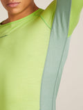 Men's Merino 200 ZoneKnit™ Long Sleeve Crewe Thermal Top Seaglass/Peridot - 7