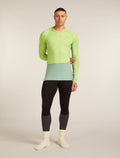 Men's Merino 200 ZoneKnit™ Long Sleeve Crewe Thermal Top Seaglass/Peridot - 9
