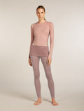 Women's Merino 200 ZoneKnit™ Long Sleeve Crewe Thermal Top Summit/Blush - 3
