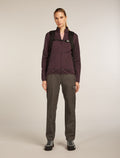 Women's Merino 200 ZoneKnit™ Long Sleeve Crewe Thermal Top Summit/Blush - 4