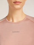 Women's Merino 200 ZoneKnit™ Long Sleeve Crewe Thermal Top Summit/Blush - 5