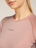 Women's Merino 200 ZoneKnit™ Long Sleeve Crewe Thermal Top Summit/Blush - 7