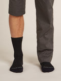 Chaussettes Hike+ Liner Crew en mérinos Men's Black - 3