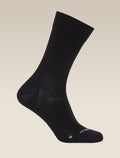 Chaussettes Hike+ Liner Crew en mérinos Men's Black - 4