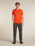 Men's Merino 150 Tech Lite Short Sleeve T-Shirt Bear Tour Fervid - 3