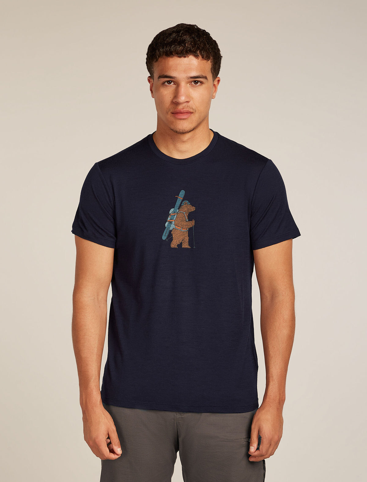 Men's Merino 150 Tech Lite Short Sleeve T-Shirt Bear Tour Glacier - 1