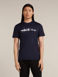 Men's Merino 150 Tech Lite Short Sleeve T-Shirt The Peaks Glacier - 1
