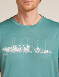 Men's Merino 150 Tech Lite Short Sleeve T-Shirt The Peaks Hydro - 5
