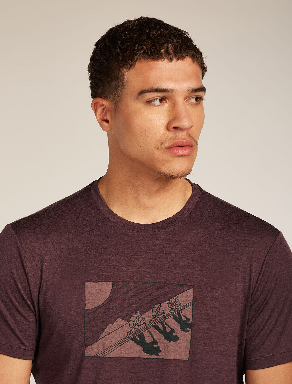 Men's Merino 150 Tech Lite Short Sleeve T-Shirt In The Wild Java - 5