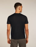 Men's Merino 150 Tech Lite Short Sleeve T-Shirt Snow Day Black - 2