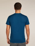 Men's Merino 150 Tech Lite Short Sleeve T-Shirt Snow Day Atlantis - 2