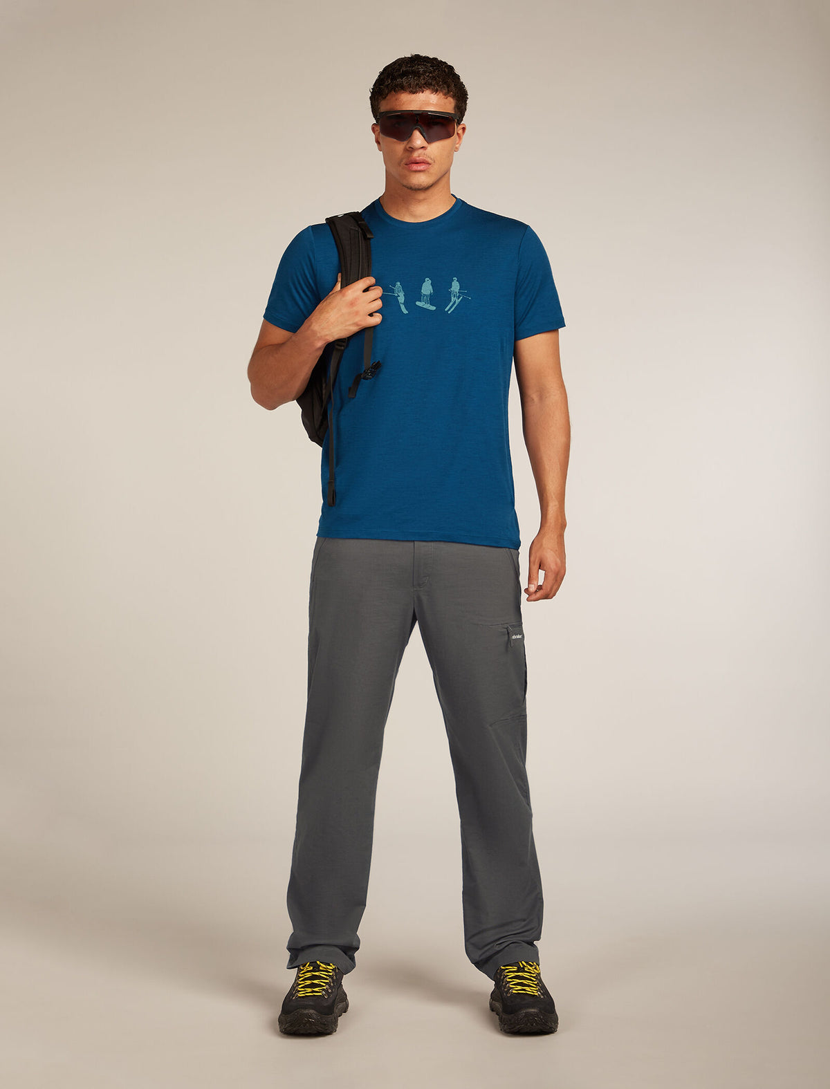 Men's Merino 150 Tech Lite Short Sleeve T-Shirt Snow Day Atlantis - 4