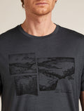 T-shirt à manches courtes Tech Lite Merino 150 The Climb Men's Obsidian - 5
