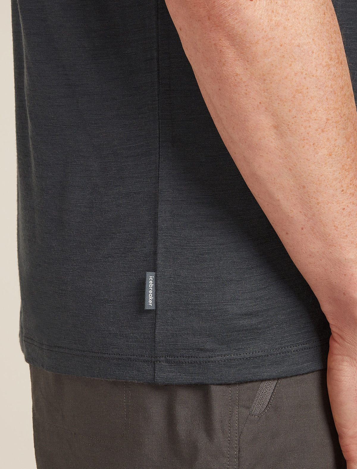 T-shirt à manches courtes Tech Lite Merino 150 The Climb Men's Obsidian - 6