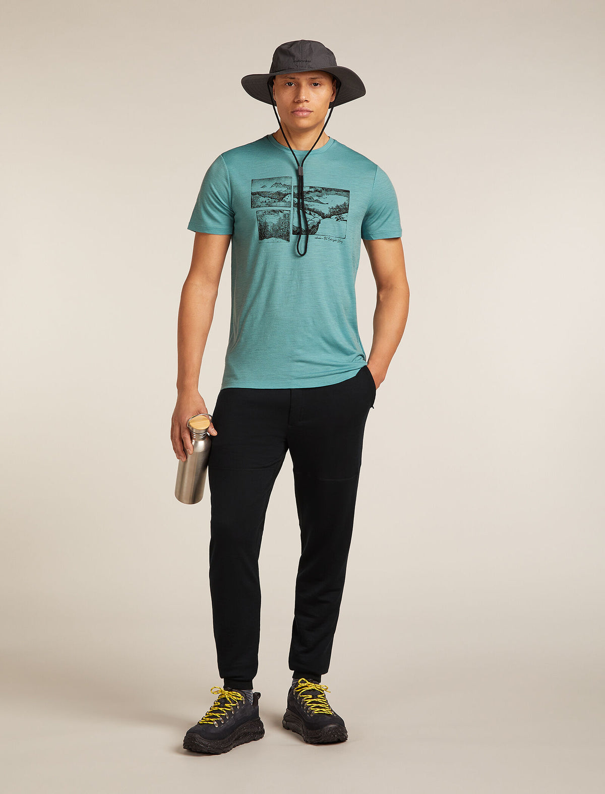 Men's Merino 150 Tech Lite Short Sleeve T-Shirt The Climb Hydro - 4