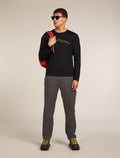 Men's Merino 150 Tech Lite Long Sleeve T-Shirt Rainer Ridge Black - 4