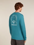 Men's Merino 150 Tech Lite Long Sleeve T-Shirt Road To Cook Topaz - 2