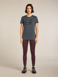 Women's Merino 150 Tech Lite Short Sleeve T-Shirt Terrain Obsidian - 3