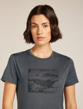 Women's Merino 150 Tech Lite Short Sleeve T-Shirt Terrain Obsidian - 5