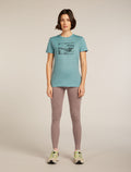 Women's Merino 150 Tech Lite Short Sleeve T-Shirt Terrain Hydro - 3
