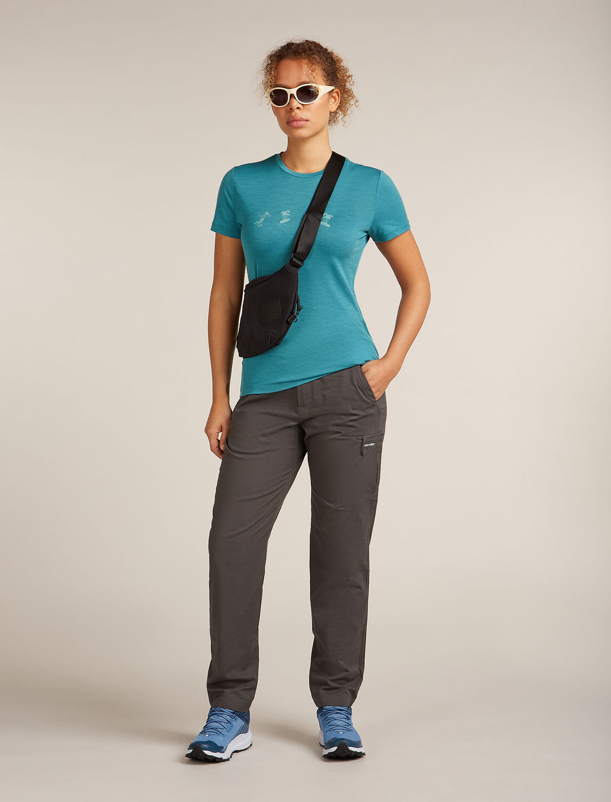 Women's Merino 150 Tech Lite Short Sleeve T-Shirt Snow Day Topaz - 4