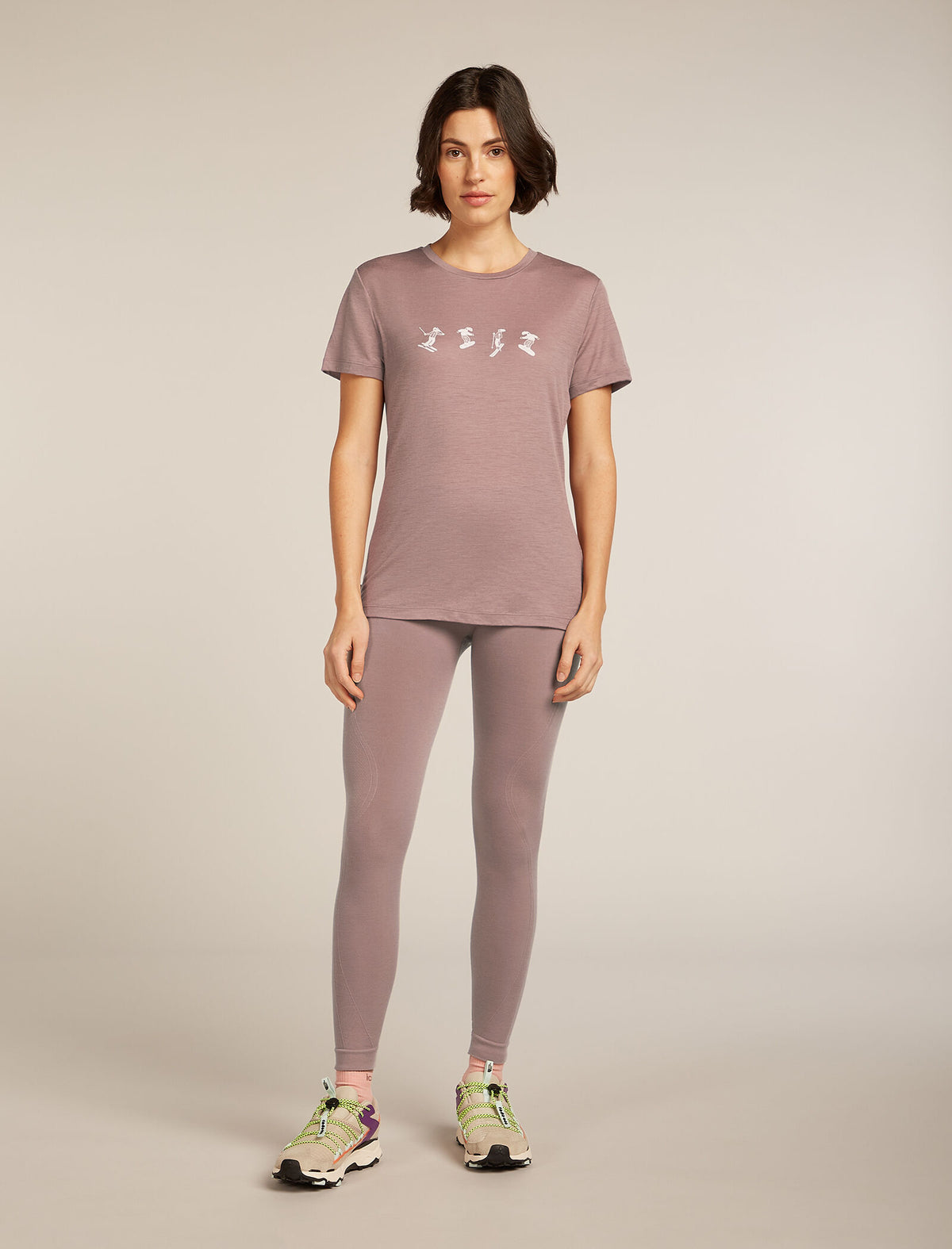 Women's Merino 150 Tech Lite Short Sleeve T-Shirt Snow Day Summit - 3
