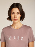 Women's Merino 150 Tech Lite Short Sleeve T-Shirt Snow Day Summit - 5