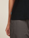 Women's Merino 150 Tech Lite Short Sleeve T-Shirt IB Wordmark Black - 5
