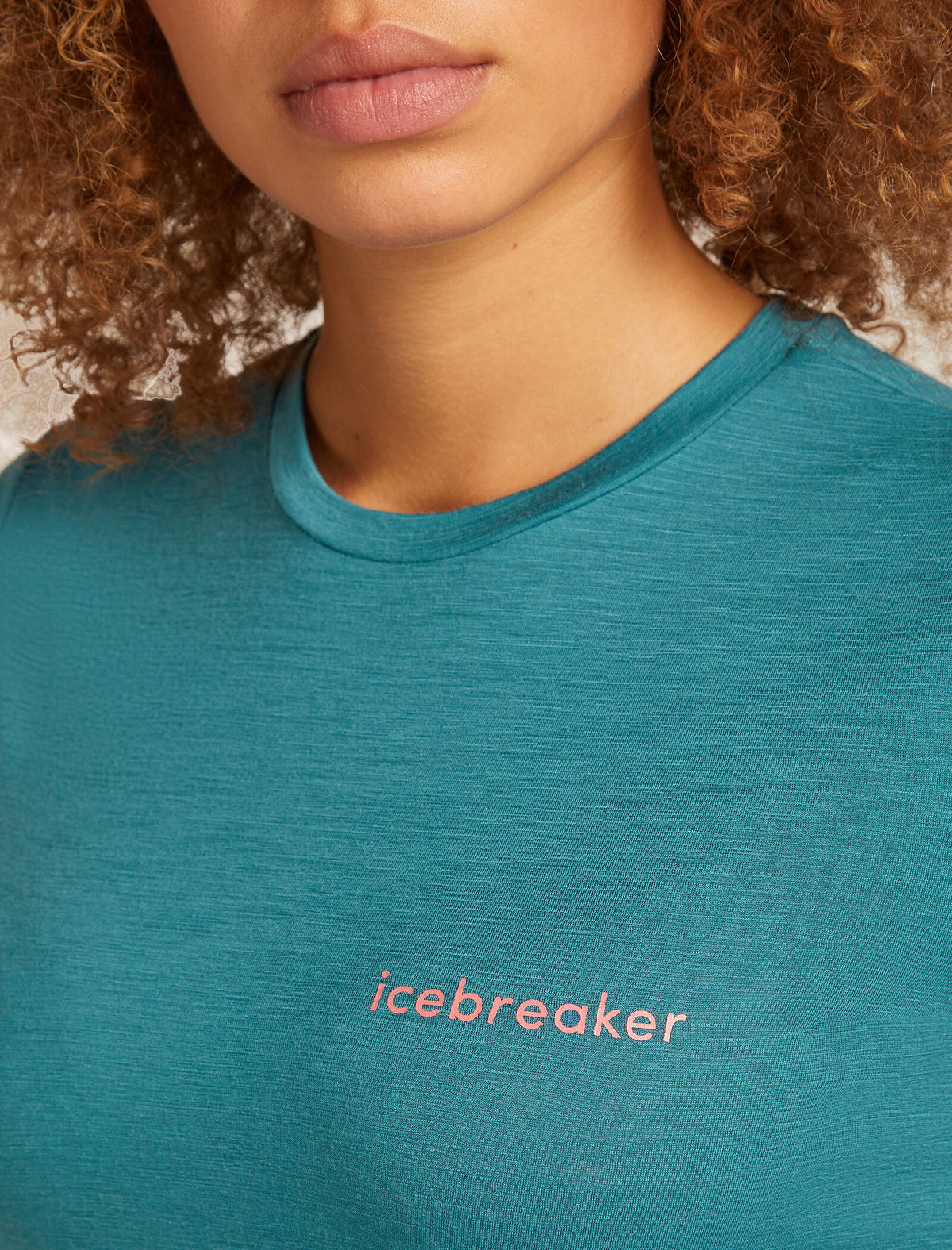 Women's Merino 150 Tech Lite Short Sleeve T-Shirt IB Wordmark Topaz - 5