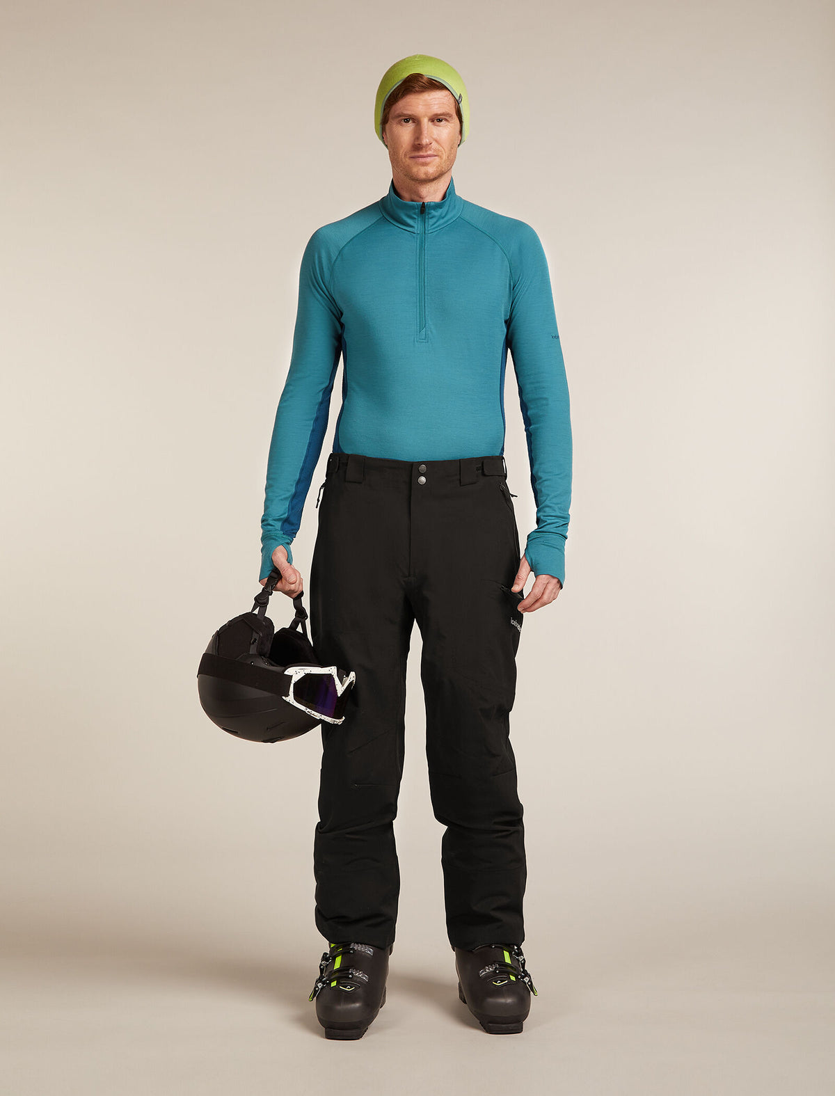 Chandail demi-zippé thermique à manches longues ZoneKnit™ Merino 200 Men's Atlantis/Topaz - 4