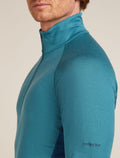 Chandail demi-zippé thermique à manches longues ZoneKnit™ Merino 200 Men's Atlantis/Topaz - 6