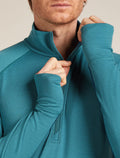 Chandail demi-zippé thermique à manches longues ZoneKnit™ Merino 200 Men's Atlantis/Topaz - 7