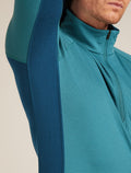 Chandail demi-zippé thermique à manches longues ZoneKnit™ Merino 200 Men's Atlantis/Topaz - 8