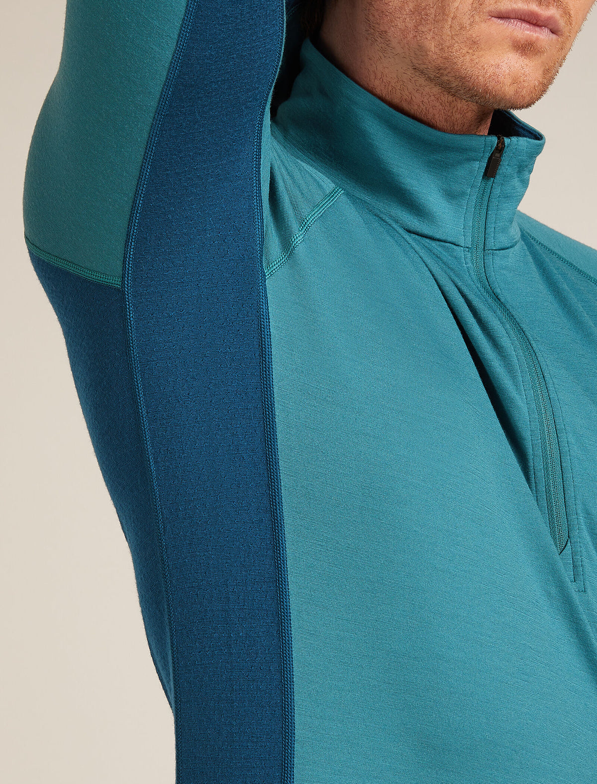 Chandail demi-zippé thermique à manches longues ZoneKnit™ Merino 200 Men's Atlantis/Topaz - 8