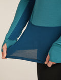 Chandail demi-zippé thermique à manches longues ZoneKnit™ Merino 200 Men's Atlantis/Topaz - 9